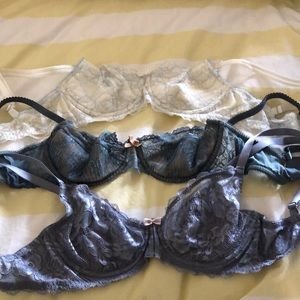 Three bras